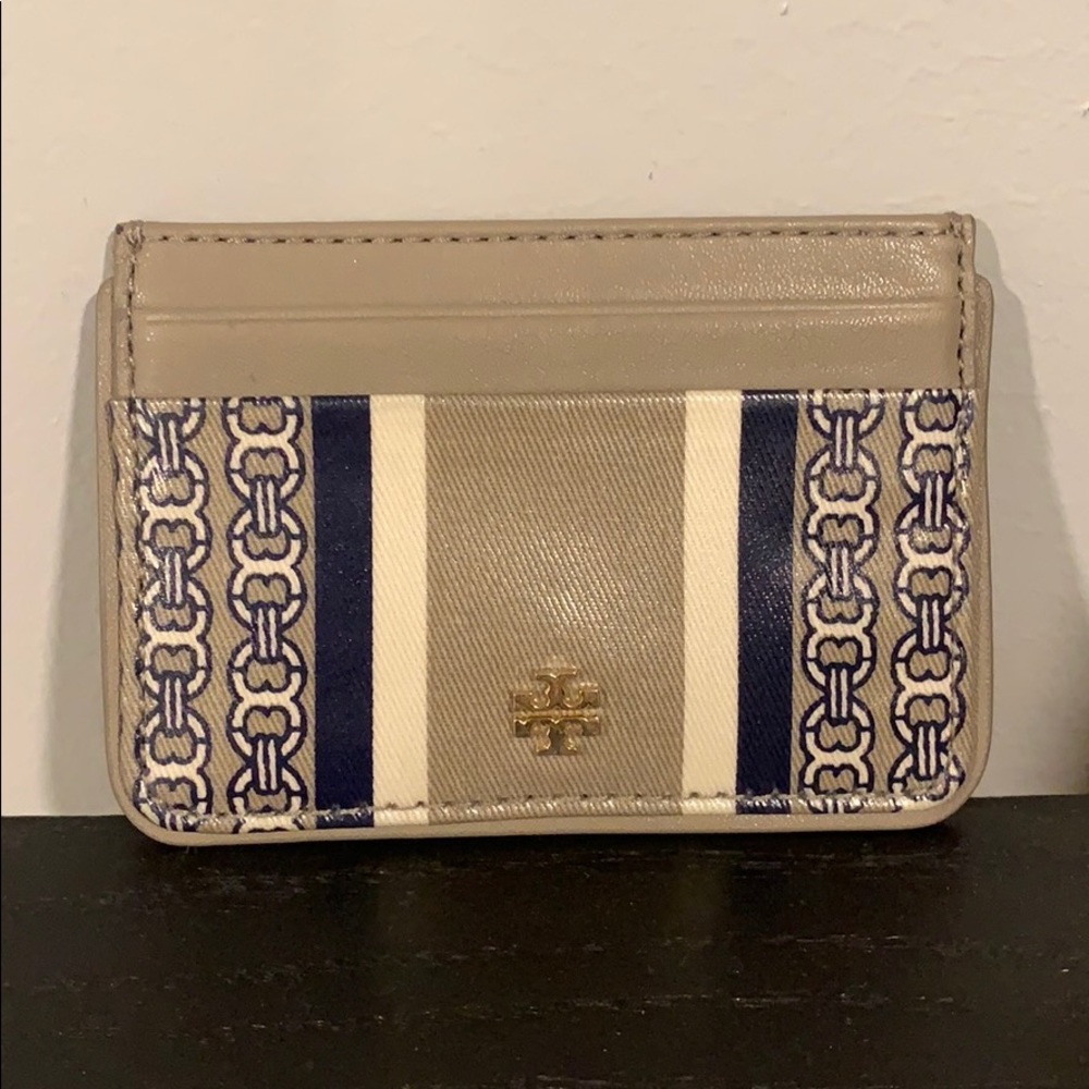 Tory Burch gemini link card holder